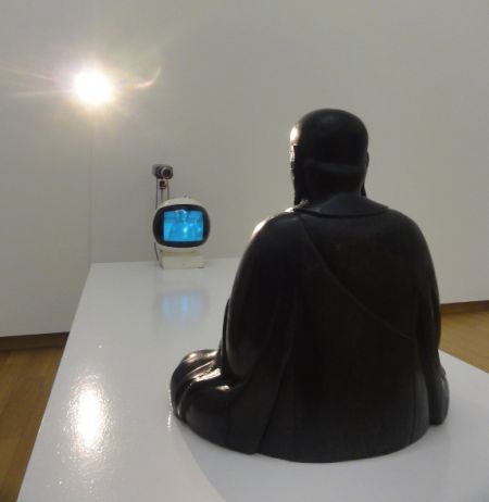 artist with media